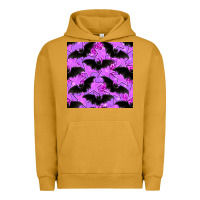 Pigment Peanut Butter halloween bat and stars seamless pattern Urban Hoodie - BundleAndBundleShop