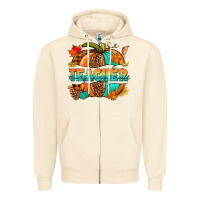 Sandshell Teacher pumpkin Zipper Hoodie - NancyCooperArtShop