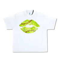 White softball lips Urban Heavy Tee - AdoDesignShop