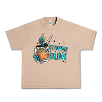 Burro staying alive Urban Heavy Tee - MaliasSmallBusiness
