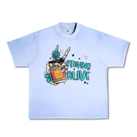 Grape Ice staying alive Urban Heavy Tee - MaliasSmallBusiness