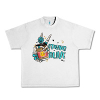 Lunar Rock staying alive Urban Heavy Tee - MaliasSmallBusiness