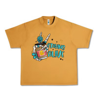 Peanut Butter staying alive Urban Heavy Tee - MaliasSmallBusiness