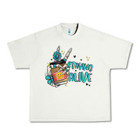 Pistachio staying alive Urban Heavy Tee - MaliasSmallBusiness