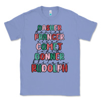 Colony Blue dasher dancer prancer vixer comet cupid donner bli Classic Tee - MaliasSmallBusiness
