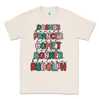 Natural dasher dancer prancer vixer comet cupid donner bli Classic Tee - MaliasSmallBusiness