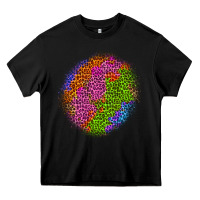 Black halloween leopard patch 5 Heavy Core Tee - BundleAndBundleShop
