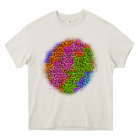 Cream halloween leopard patch 5 Heavy Core Tee - BundleAndBundleShop