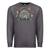 Charcoal Heather nurse rainbow Premium Sweatshirt - CowGirlArtShop