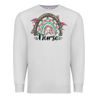 Dove Grey nurse rainbow Premium Sweatshirt - CowGirlArtShop