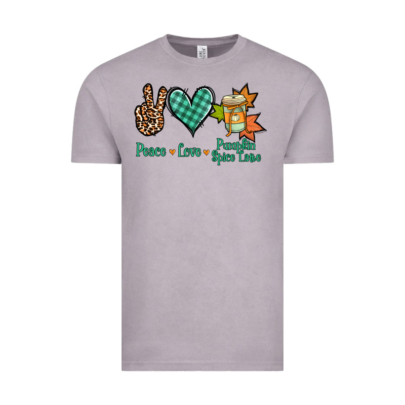 Peace Love Pumpkin Spice Latte Vintage Tee by NancyCooperArtShop | Teevron