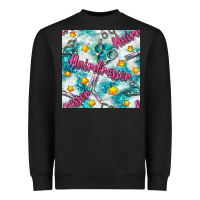 Hairdresser Scissor And Stars With Glitter Seamless Pattern Bbs Heavyweight Sweatshirt | Teevron