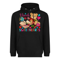 I Teach Sweethearts Valentine's Day Heavyweight Hoodie | Teevron