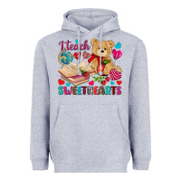Heather Grey I teach sweethearts Valentine's Day Heavyweight Hoodie - HowdyJamesFarm