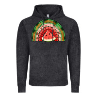 Vintage Black watermelon rainbow Vintage Hoodie - Jasminsmagicworld