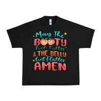 Black may the booty get fatter & the belly Urban Heavy Tee - MaliasSmallBusiness