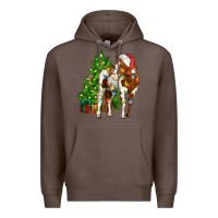 Coffee american paint horse christmas tree Premium Hoodie - CowGirlArtShop