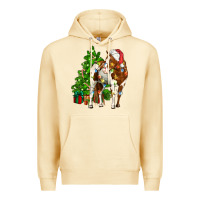 Pina Colada american paint horse christmas tree Premium Hoodie - CowGirlArtShop