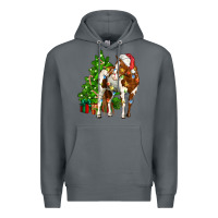 Rock american paint horse christmas tree Premium Hoodie - CowGirlArtShop