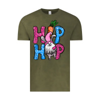 Vintage Olive Easter hip hop gnome Vintage Tee - NancyCooperArtShop