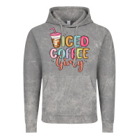 Cloud Rock iced coffee girly Vintage Hoodie - MaliasSmallBusiness