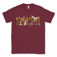 Burgundy faith with praying hands Classic Tee - NancyCooperArtShop