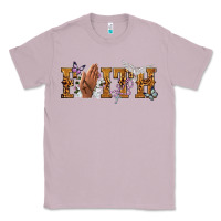 Lilac faith with praying hands Classic Tee - NancyCooperArtShop