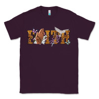 Plum faith with praying hands Classic Tee - NancyCooperArtShop