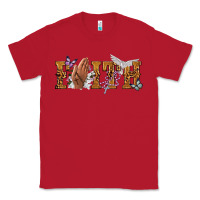Red faith with praying hands Classic Tee - NancyCooperArtShop