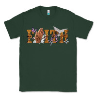 Sports Green faith with praying hands Classic Tee - NancyCooperArtShop