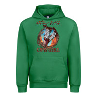 Emerald Stay Wild Cowgirl Urban Hoodie - FaDigitalArtStudio
