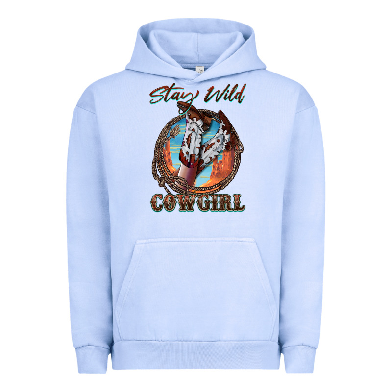 Stay Wild Cowgirl Urban Hoodie by FaDigitalArtStudio | Teevron