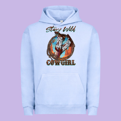 Stay Wild Cowgirl Urban Hoodie Designed By Fadigitalartstudio