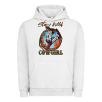 Pigment Lunar Rock Stay Wild Cowgirl Urban Hoodie - FaDigitalArtStudio