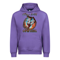 Tulip Stay Wild Cowgirl Urban Hoodie - FaDigitalArtStudio