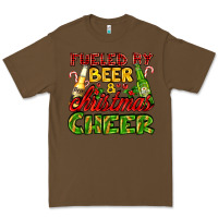 Cacao fueled by beer and christmas cheer with beer bottles Premium Tee - AdoDesignShop