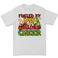 Dove Grey fueled by beer and christmas cheer with beer bottles Premium Tee - AdoDesignShop