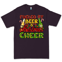 Plum fueled by beer and christmas cheer with beer bottles Premium Tee - AdoDesignShop