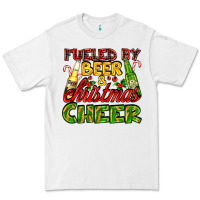 White fueled by beer and christmas cheer with beer bottles Premium Tee - AdoDesignShop