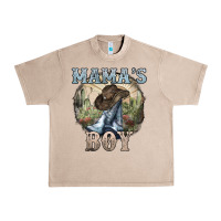 French Oak mamas boy western cowboy boots cactus Urban Heavy Tee - NancyCooperArtShop