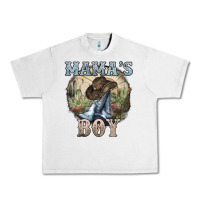 Lunar Rock mamas boy western cowboy boots cactus Urban Heavy Tee - NancyCooperArtShop