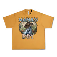 Peanut Butter mamas boy western cowboy boots cactus Urban Heavy Tee - NancyCooperArtShop
