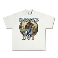 Pistachio mamas boy western cowboy boots cactus Urban Heavy Tee - NancyCooperArtShop