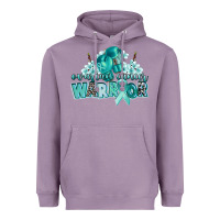 Ovarian Cancer Warrior Heavyweight Hoodie | Teevron