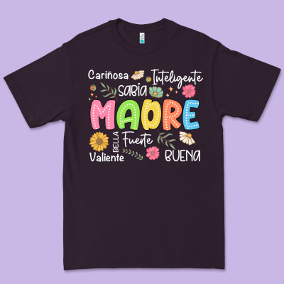 Madre Spanish Mothers Day Premium Tee Designed By Jahusdesignshop