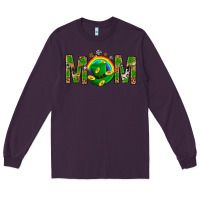 Plum Western Mom With Shamrock Long Sleeve Tee - BundleAndBundleShop
