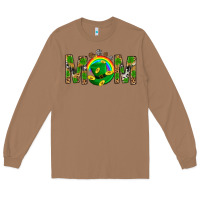 Toasted Coconut Western Mom With Shamrock Long Sleeve Tee - BundleAndBundleShop
