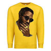 Lemon Black man Premium Sweatshirt - HowdyJamesFarm