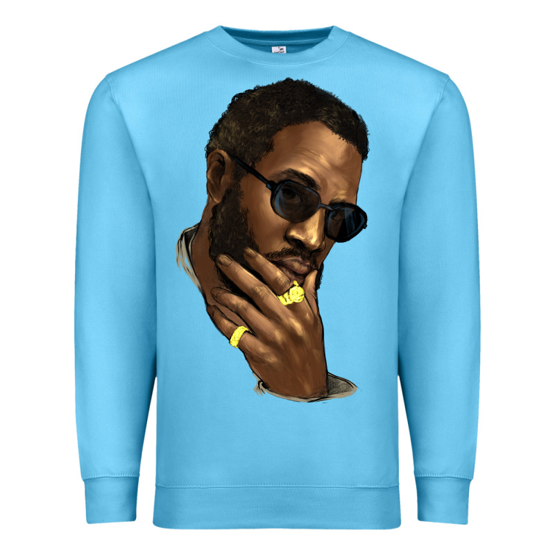 Black Man Premium Sweatshirt by HowdyJamesFarm | Teevron