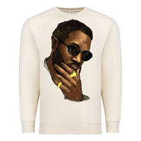 Sandshell Black man Premium Sweatshirt - HowdyJamesFarm